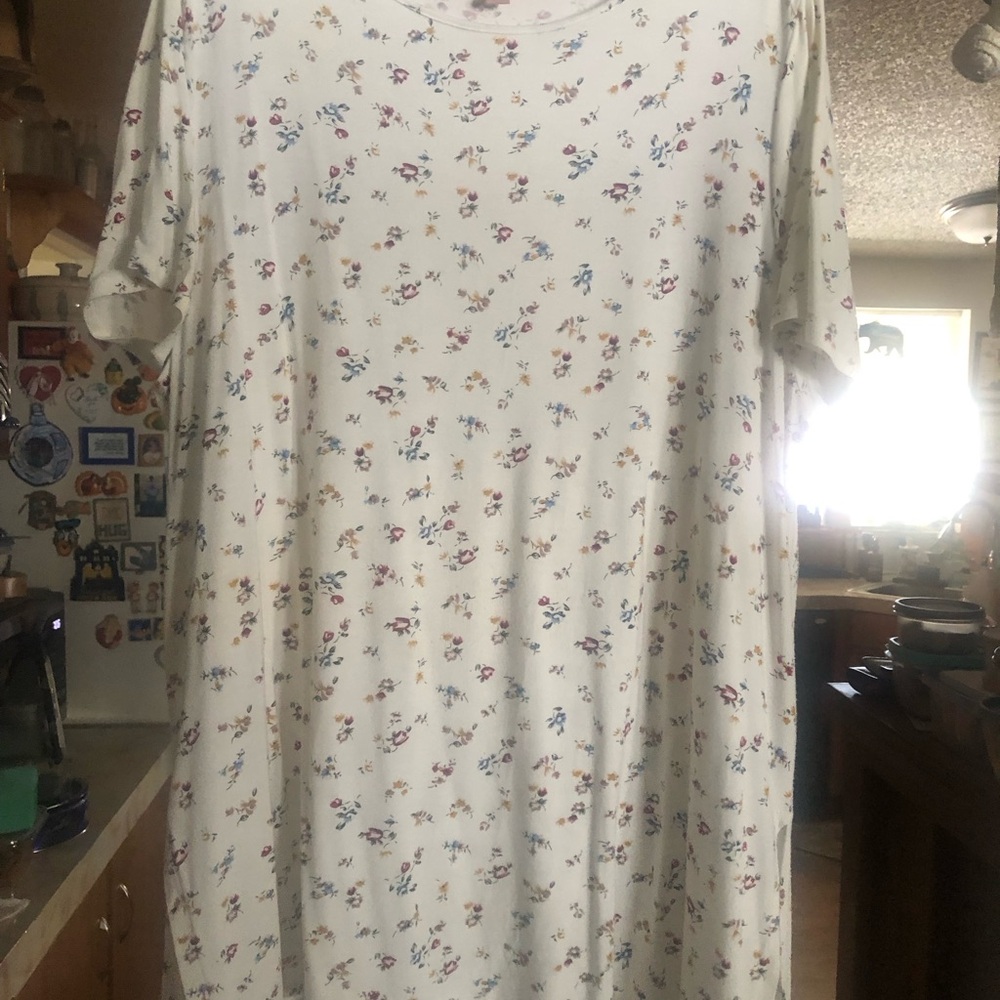 Philosophy Floral Print Top - Cream and Multicolor 2x